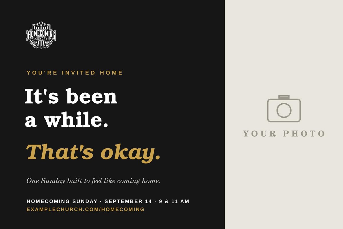 Direct-mail postcard mockup